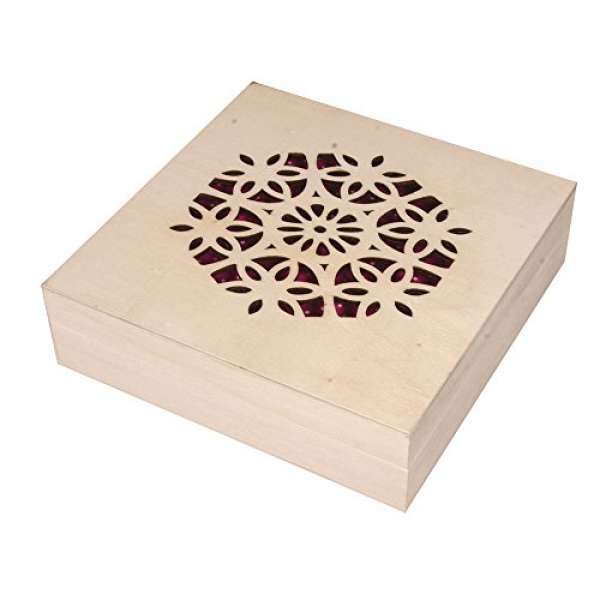 Holz Box gelasert 14,5x14,5x4cm