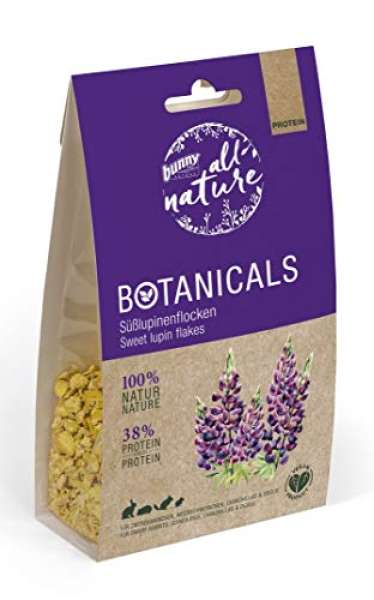 Bunny Nature All Nature Veggie Botanicals - Süßlupinenflocken - 140 g