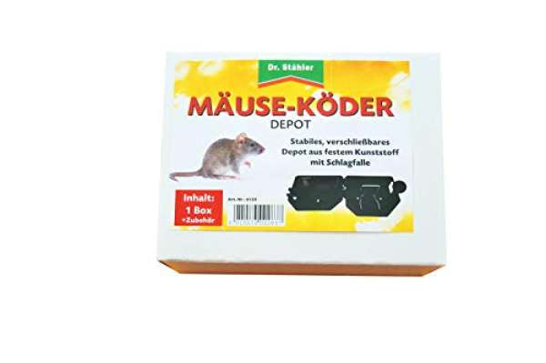 Dr. Stähler Mäuseköder-Depot mit Schlagfalle, 1 Stück