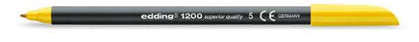edding 1200 Fasermaler fein gelb