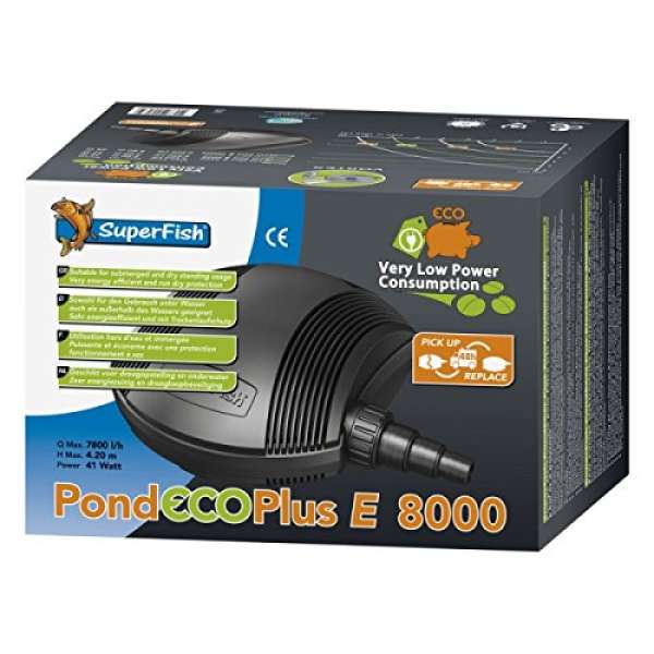 SF Teichpumpe Pond Eco Plus -E- 8000 - 41W (7800 L/h)