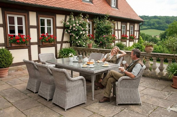 Gartenmöbel XXL-Set Hörnum