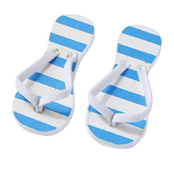 Hobby Fun Flip-Flop, blau-weiß gestreift