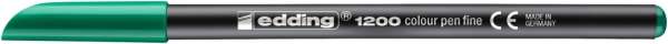 edding 1200 Fasermaler fein grün