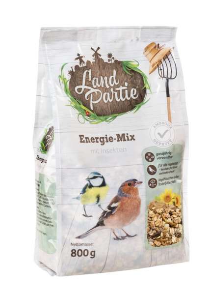 LandPartie Wildvogel Energiemix mit Insekten 800g