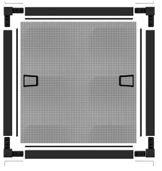 Fenster PLUS Rahmensystem, max. 100 x 120 cm, anthrazit