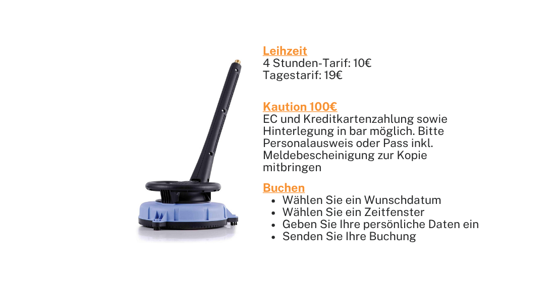 Terrassenreiniger