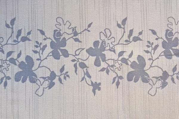 Tischset Miami Flowers grey white