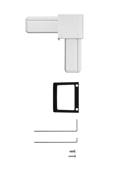 Eckverbinder-Set PREMIUM weiß