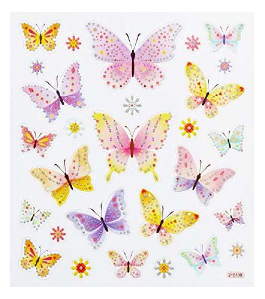 Hobby Fun Sticker Schmetterling IV