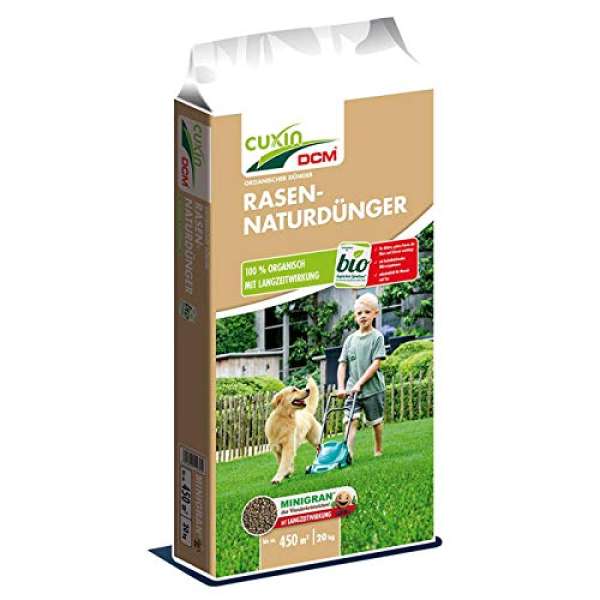 Cuxin Bio Natur Rasendünger Frühjahr 20 kg - ca 450 m²