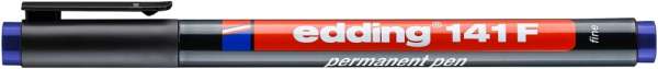 edding 141 F Permanenter Folienschreiber blau