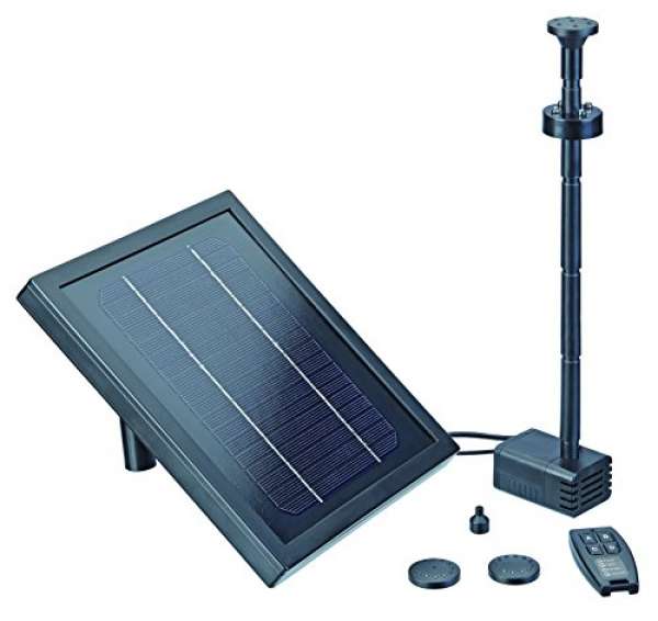 Pontec Wasserspiele PondoSolar 250 Control, schwarz