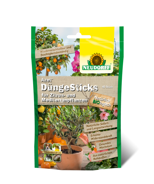 NEUDORFF Azet Dünge Sticks für Zitruspflanzen, 40 Stück