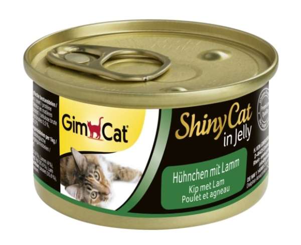 GimCat ShinyCat in Jelly Hühnchen mit Lamm 70 g