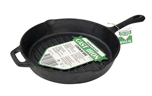 Gusseiserne Grillpfanne Ø 26 cm