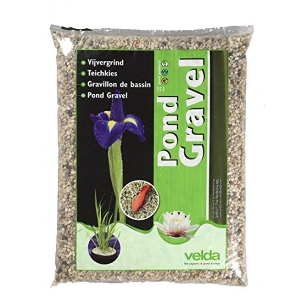 Velda Kies hell, 2 Liter Teichdekoration Gartenteich Garten