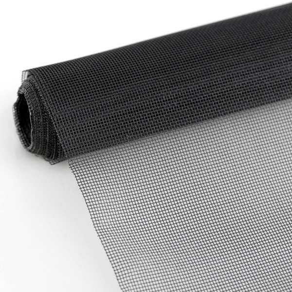 Fiberglas-Fliegengitter KLARSICHT, 140 x 250 cm, anthrazit