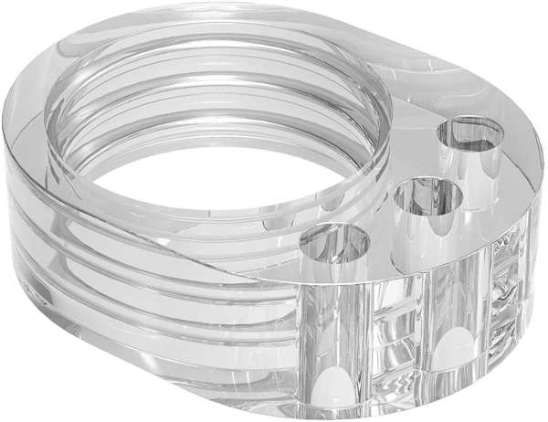 Türklinkenpuffer transparent 3 Stück