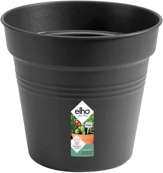 Elho Green Basics, Anzuchttopf 19 cm, schwarz