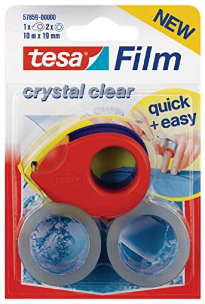 tesafilm Mini Abroller mit 2 x tesafilm kristall-klar