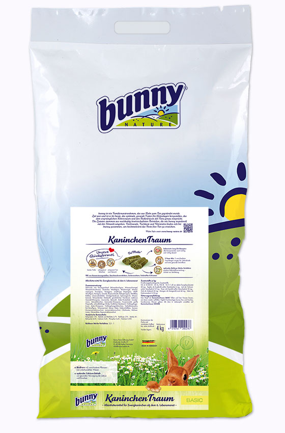 bunny Kaninchen Traum basic 4kg | Kaninchen | Futter & Leckerli ...