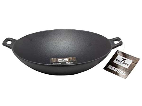 Wok Gusseisen rund Ø 31cm