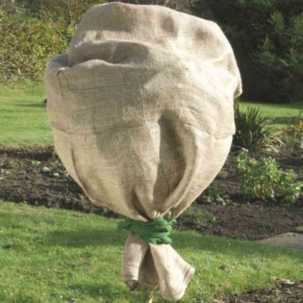 Jute Schutzsack / Jutehaube natur