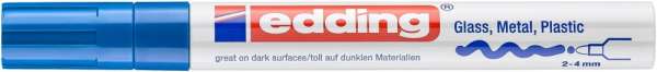 edding 750 Glanzlackmarker blau
