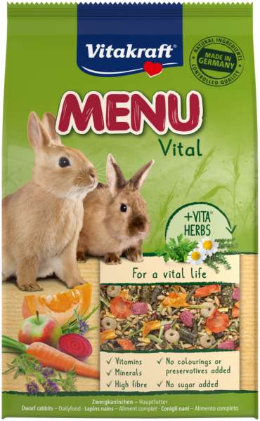 Vitakraft Premium Menü Vital für Zwergkaninchen 3 kg