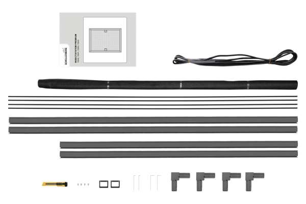 Insektenschutz-Fenster PREMIUM, max. 100 x 120 cm, anthrazit