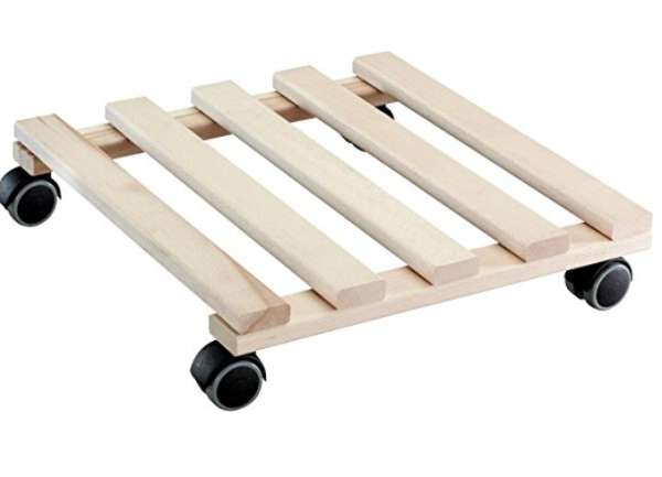 Multi Pflanzenroller Paletti aus Buchenholz