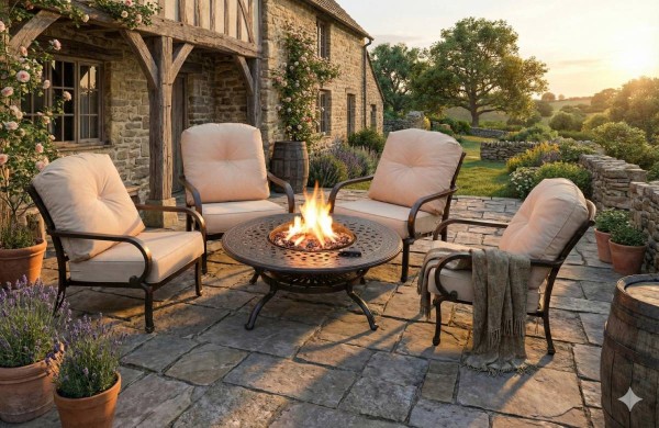 Lounge- und Grillset Glasgow