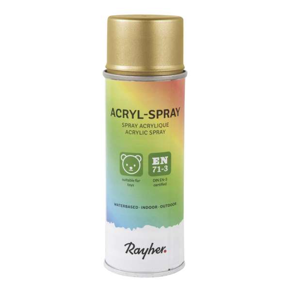 Acryl Spray brill gold 200ml