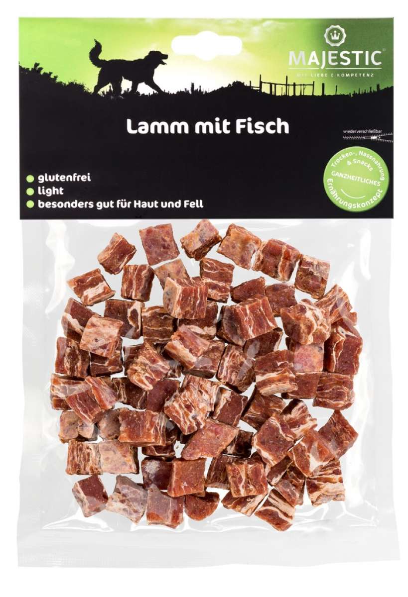 Majestic Snack Lamm mit Fisch 150g Hundeleckerli & Snacks Hund