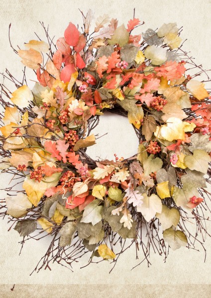 Kreativ-Workshop: Herbstkranz binden