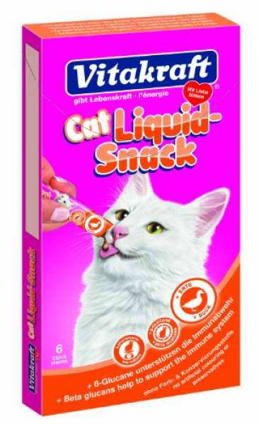 Vitakraft Cat Liquid 6x15g Snack Glucane