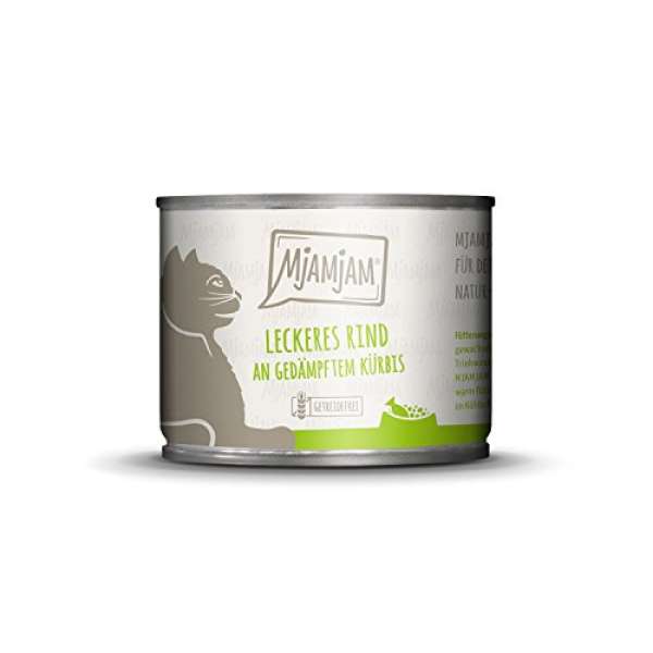 MjAMjAM leckeres Rind an gedämpftem Kürbis, 200 g