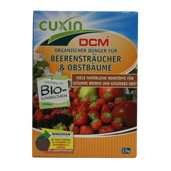 CUXIN DCM Organischer Dünger für Beeren 3,5 kg