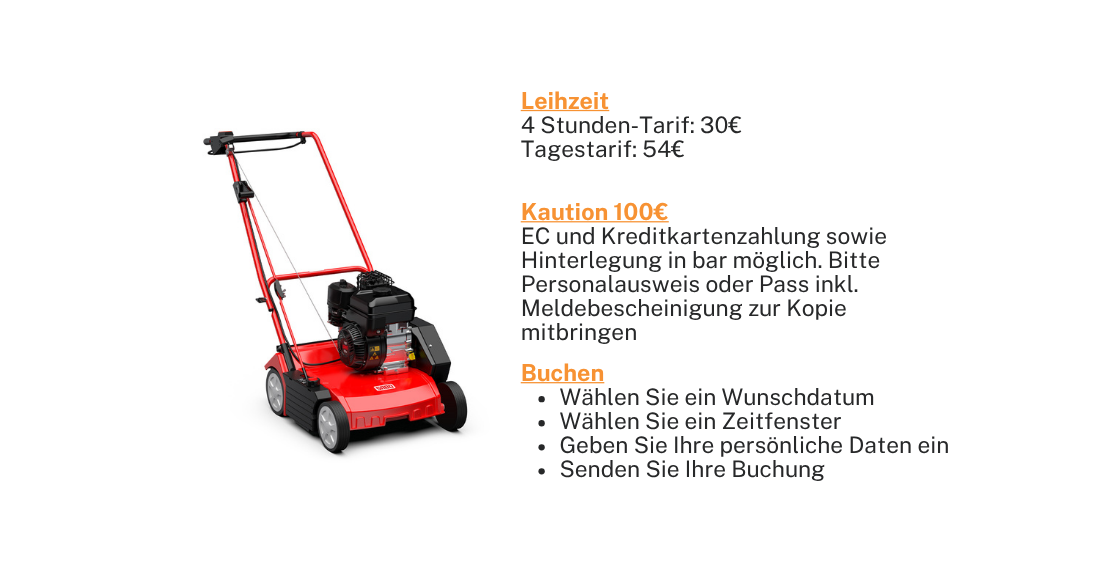 Vertikutierer Benzin Sabo 38 BV 