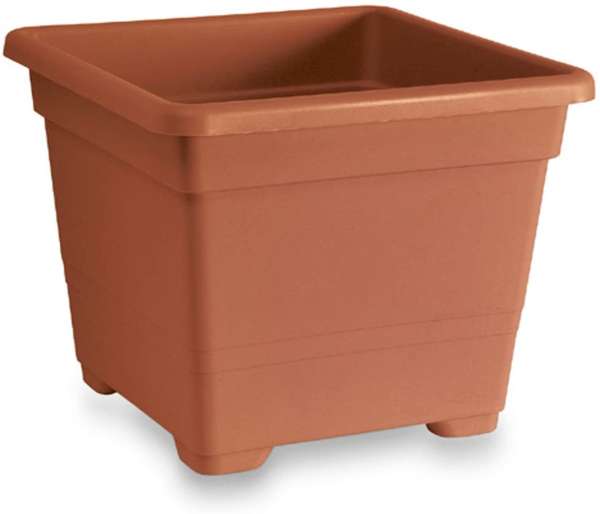 Topf Quadrato 38 cm terracotta