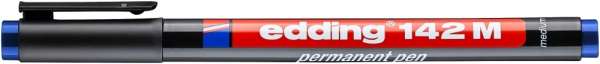 Edding 142 M Permanenter Folienschreiber blau