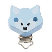 Hobby Fun Schnulli-Ketten Clip Fuchs, hellblau Hobby Fun Schnulli-Ketten Clip Fuchs, hellblau