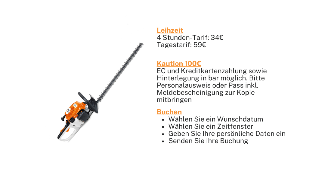 Heckenschere Benzin Stihl HS 45