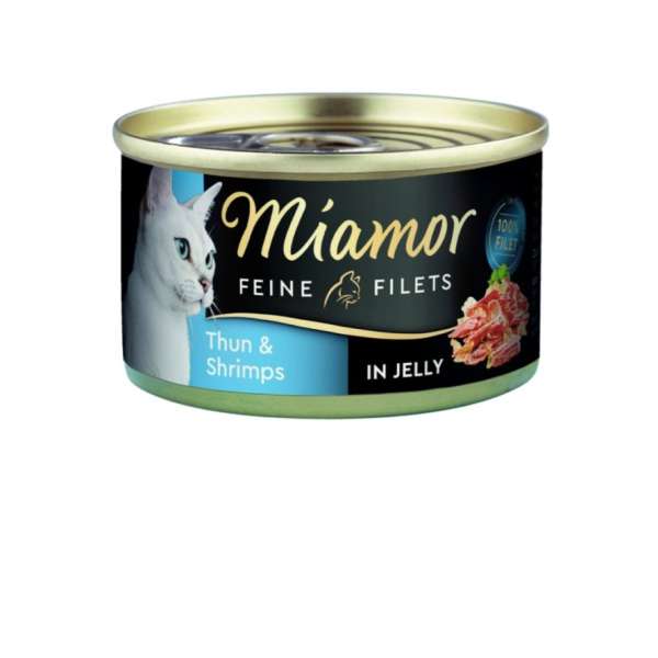 Miamor Feine Filets in Jelly Thun & Shrimps 100g