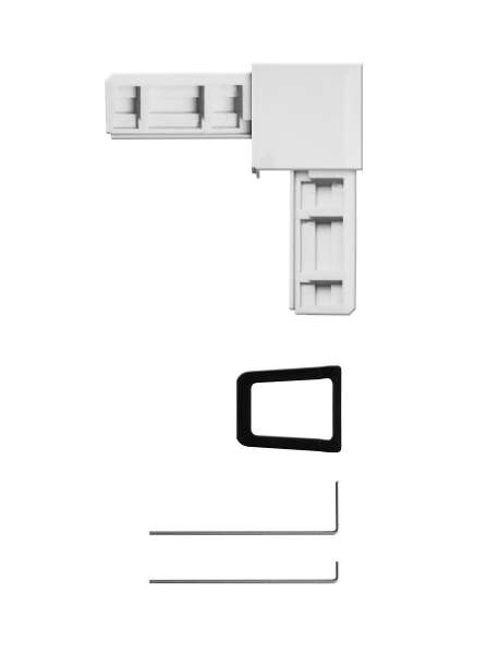 Eckverbinder-Set PLUS weiß