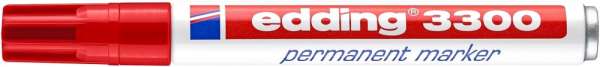 edding 3300 Permanentmarker rot