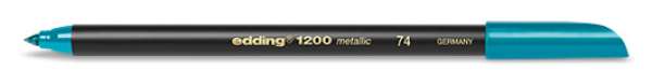 edding 1200 metallic Fasermaler grün-metallic