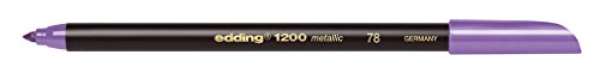 edding 1200 colorpen metallic violett