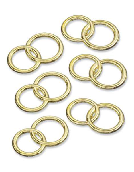 Hobbyfun Streuteile Ringe, ca. 2cm Gold